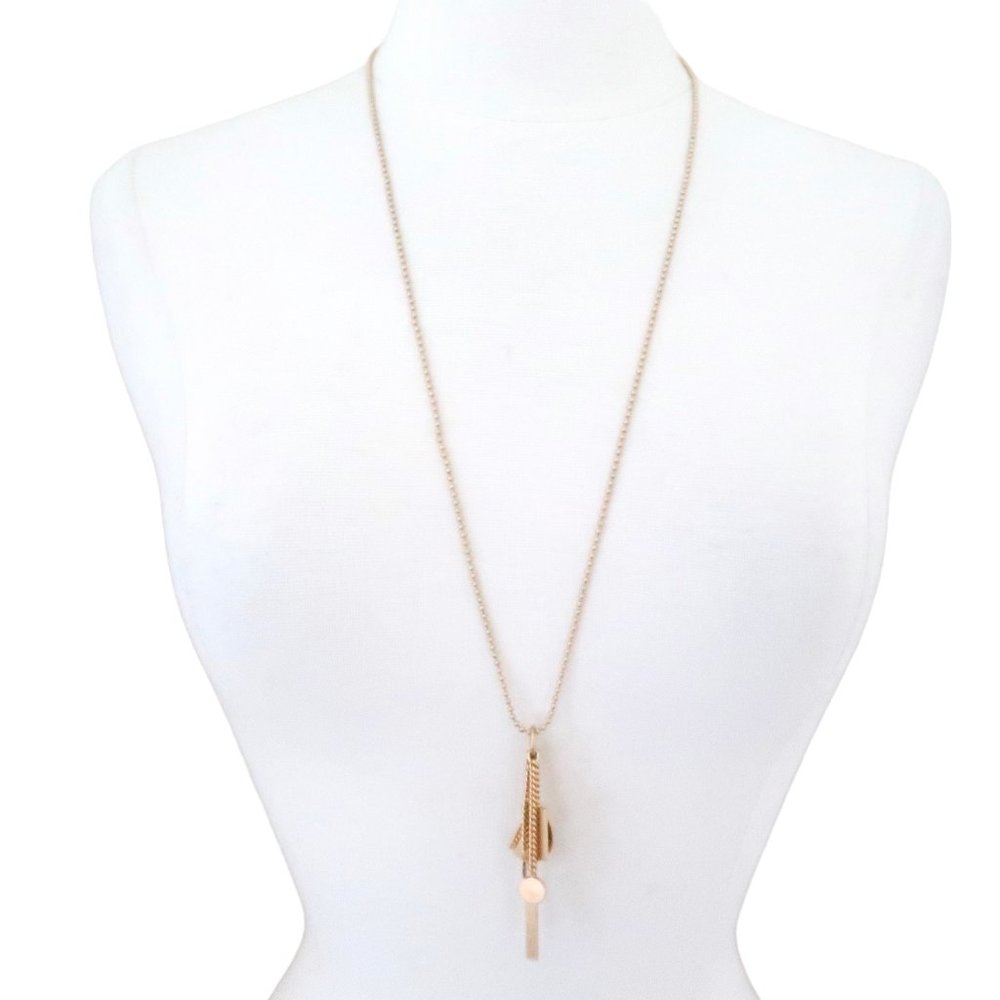 MADEWELL Geometric charms Chaincluster necklace - Picture 3 of 4